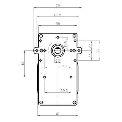 Reduktors Kenta K9115068 granulu kamīniem Edilkamin, Cadel, Nordica Extraflame, Eurofiamma un citi, 2RPM - Zobratu motori granulu krāsnīm