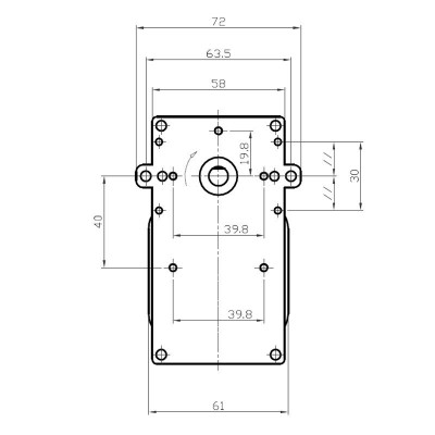 Zobratu motors Kenta K9115101, 2,5 RPM granulu krāsnīm Clam un citiem - Zobratu motori granulu krāsnīm