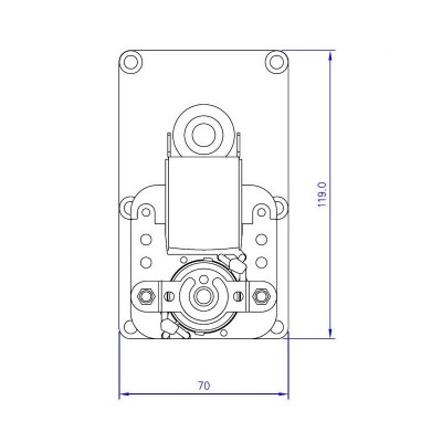 Zobratu motors Mellor FB1330, 1RPM granulu krāsnīm Anselmo Cola, Enviro, Kalor, MCZ, Palazzetti, Royal, Thermorossi un citiem - Zobratu motori granulu krāsnīm