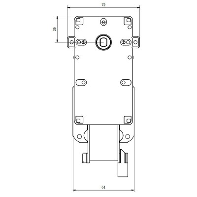 Reduktors Kenta K9117120 granulu kamīniem Edilkamin, Cadel, Eurofiamma, Italflame un citi, 3RPM - Zobratu motori granulu krāsnīm