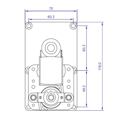 Zobratu motors Mellor FB1171, 1,5 RPM granulu krāsnīm Eco Spar, Arce, Cadel, Caminetti Montegrappa, Edilkamin, Italiana Camini, Palladio u.c. - Zobratu motori granulu krāsnīm