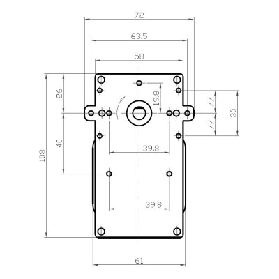 Zobratu motors Kenta K9117304, 12RPM - Zobratu motori granulu krāsnīm