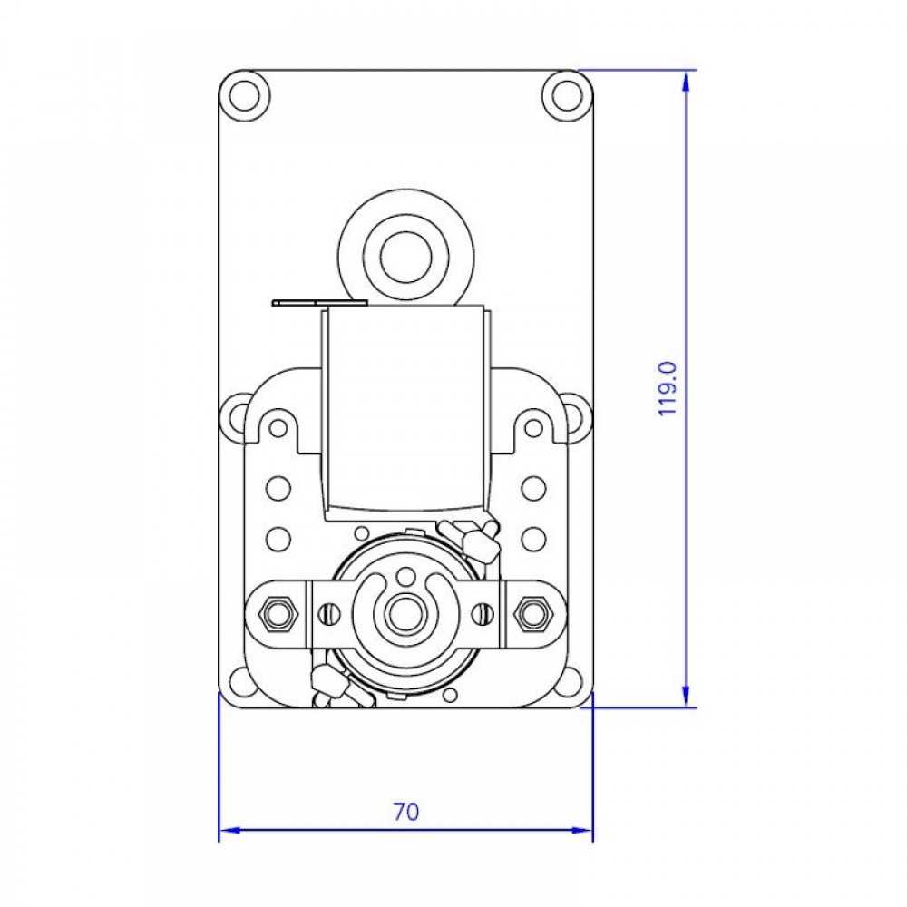 Zobratu motors Mellor FB1255, 4RPM granulu krāsnīm Eco Spar un citiem | Zobratu motori | Granulu krāsns daļas |