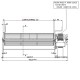 Tangenciālais ventilators granulu krāsnīm Edilkamin un citām ar Ø80 mm, plūsma 485 m³/h | Ventilatori un pūtēji | Granulu krāsns daļas |