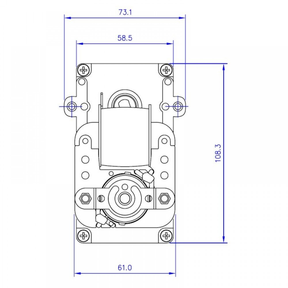 Dobvārpstas zobratu motors Mellor KB1014, 3RPM granulu krāsnīm Karmek One, Eurostek un citiem | Zobratu motori | Granulu krāsns daļas |