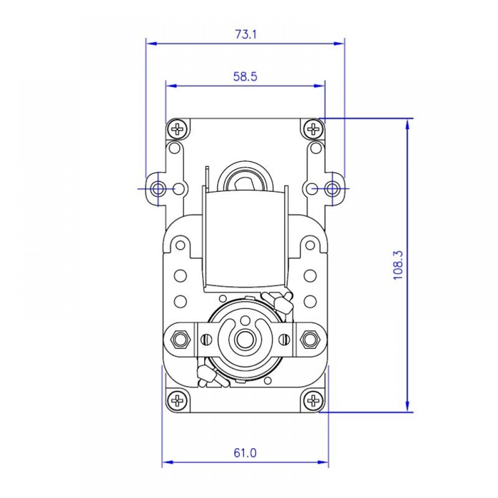 Dobvārpstas zobratu motors Mellor KB1008 5RPM granulu krāsnīm Cadel, Deville, Eurofiamma, Eurostek, Italiana Camini, Karmek One, Zibro, Puros, Qlima, Italflame, Bestfire, TMC, MG un citiem | Zobratu motori | Granulu krāsns daļas |