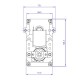 Dobvārpstas zobratu motors Mellor KB1008 5RPM granulu krāsnīm Cadel, Deville, Eurofiamma, Eurostek, Italiana Camini, Karmek One, Zibro, Puros, Qlima, Italflame, Bestfire, TMC, MG un citiem | Zobratu motori | Granulu krāsns daļas |
