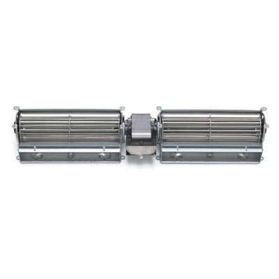 Divkāršs šķērsplūsmas ventilators Fergas granulu krāsnīm Cadel, Ravelli, Edilkamin un citi ar Ø60 mm, plūsma 168 m³/h, 360 mm - Ventilatori un pūtēji granulu krāsnīm