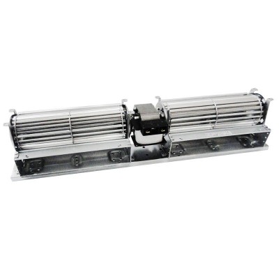 Divkāršs šķērsplūsmas ventilators granulu kamīniem Cadel, Ravelli, Edilkamin un citi, ar Ø60 mm, plūsma 168 m³/h - Ventilatori un pūtēji granulu krāsnīm