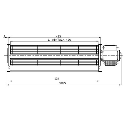 Tangenciālais ventilators Fergas granulu krāsnīm Deville ar Ø60 mm, plūsma 280 m³/h - Preču salīdzināšana