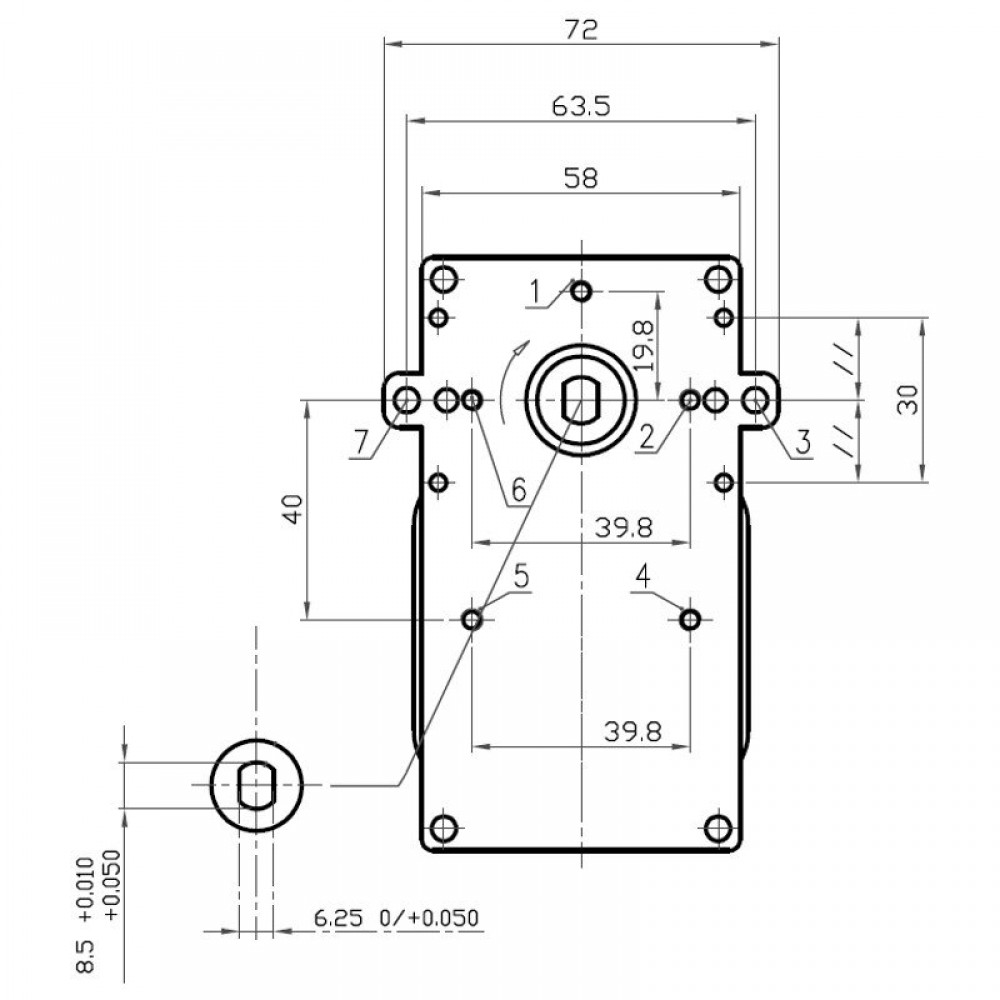 Dobvārpstas zobratu motors Kenta K9117153, 5RPM granulu krāsnīm Ambiente E Calore, Bestfire, Cadel, Deville, Karmek One, Puros, Qlima, Italiana Camini un citiem | Zobratu motori | Granulu krāsns daļas |