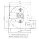 Centrbēdzes ventilators Fergas granulu krāsnīm, plūsma 258 m³/h | Ventilatori un pūtēji | Granulu krāsns daļas |