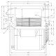 Centrbēdzes ventilators Natalini granulu krāsnīm Eco Spar, Deville, Puros un citiem- Sit Group, plūsma 480 m³/h | Ventilatori un pūtēji | Granulu krāsns daļas |