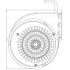 Centrbēdzes ventilators Natalini granulu krāsnīm Eco Spar, Deville, Puros un citiem- Sit Group, plūsma 480 m³/h | Ventilatori un pūtēji | Granulu krāsns daļas |