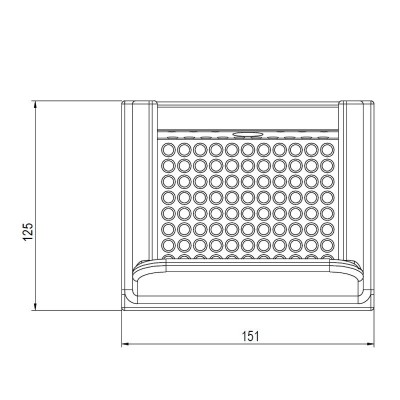 Čuguna degļu katls granulu krāsnim Eco Spar Orion, 151X125 - Degļu katls granulu krāsnīm