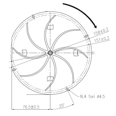 Dūmu nosūcējs Fandis 130/155 m³/h granulu krāsnīm Clam, Deville, Ecoteck, Edilkamin, Karmek One, Ravelli, Puros, Palazzetti u.c. - Ventilatori un pūtēji granulu krāsnīm