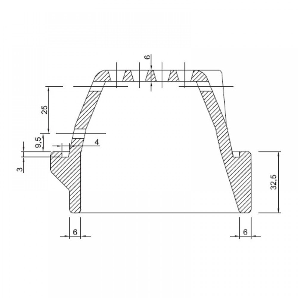 Čuguna degļu katls granulu krāsnim, 165 x 106mm | Sadegšanas kamera | Granulu krāsns rezerves daļas |