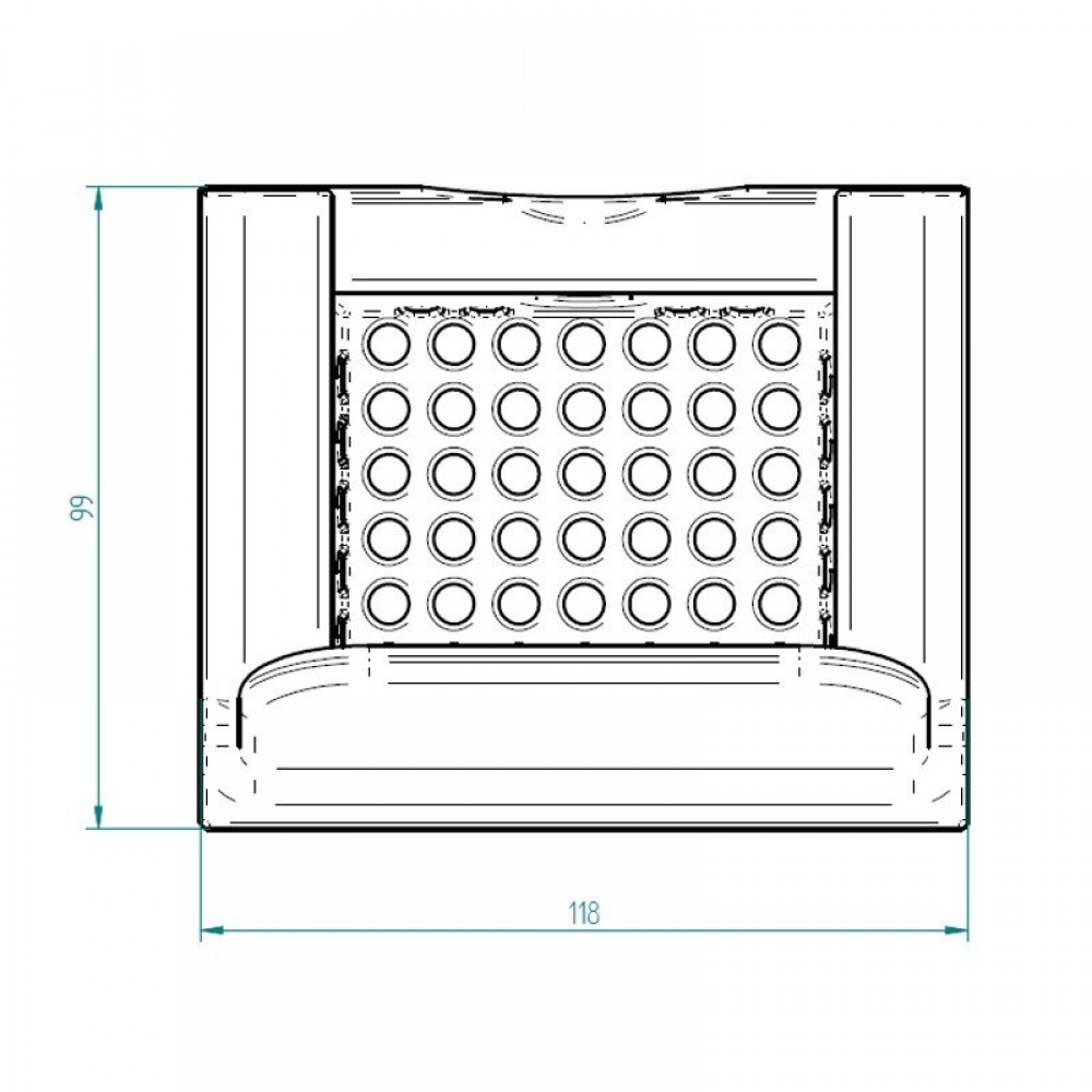 Čuguna degļu katls granulu krāsnim, 118 x 99mm | Sadegšanas kamera | Granulu krāsns rezerves daļas |