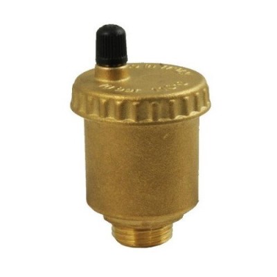 Automātiskā ventilācijas atvere, Taisns savienojums, Izmērs 1/2" - Centrālā apkure