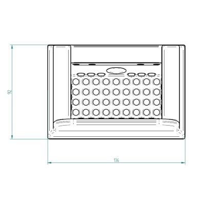 Čuguna degļu katls granulu krāsnim Kalon, 136 x 92mm - Degļu katls granulu krāsnīm