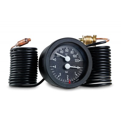 Capillary thermomanometer Cewal, Thermoplastic case - Centrālā apkure