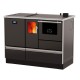 Centrālapkures granulu plīts Alfa Plam Alfa Term 20 Pellet, Antracīts, 20 kW | Granulu plītis | Granulas |