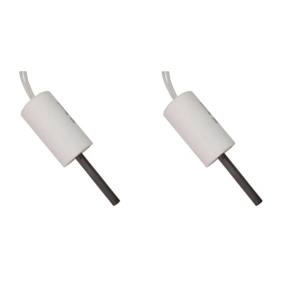 Zemsprieguma aizdedze granulu krāsnīm ComfortBilt, Edilkamin un citi, kopējais garums 66mm, 90 - 100W līdz 24 voltu maiņstrāva - x2 - Granulu krāsns rezerves daļas