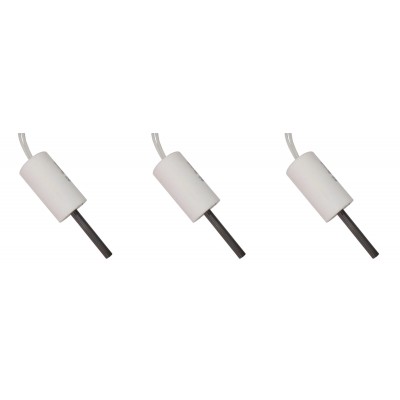 Zemsprieguma aizdedze granulu krāsnīm ComfortBilt, Edilkamin un citi, kopējais garums 66mm, 90 - 100W līdz 24 voltu maiņstrāva - x3 - Granulu krāsns rezerves daļas