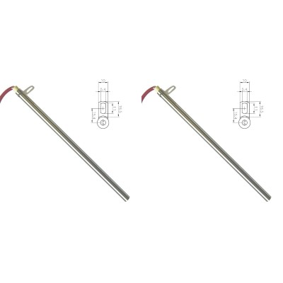 Aizdedze granulu krāsnīm Edilkamin un citām, kopējais garums 280mm, 470W - x2 - Granulu krāsns rezerves daļas