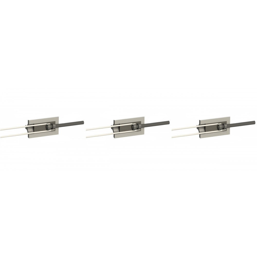 Zemsprieguma aizdedze granulu krāsnīm Eco Spar, BURNiT, kopējais garums 65mm, 95W līdz 24V - x3 | Aizdedzes granulu krāsnīm | Granulu krāsns rezerves daļas |
