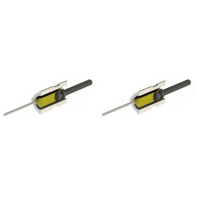 Zemsprieguma aizdedze granulu krāsnīm Eco Spar, BURNiT, kopējais garums 65mm, 95W līdz 24V - x2 - Granulu krāsns rezerves daļas