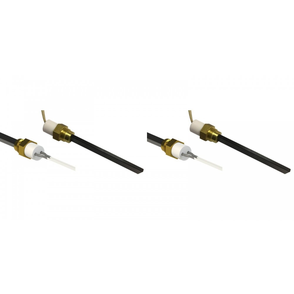 Zemsprieguma aizdedze granulu krāsnīm Eco Spar, BURNiT, Adler, AMG, Ecoteck un citi, kopējais garums 126mm, 120W līdz 24V - x2