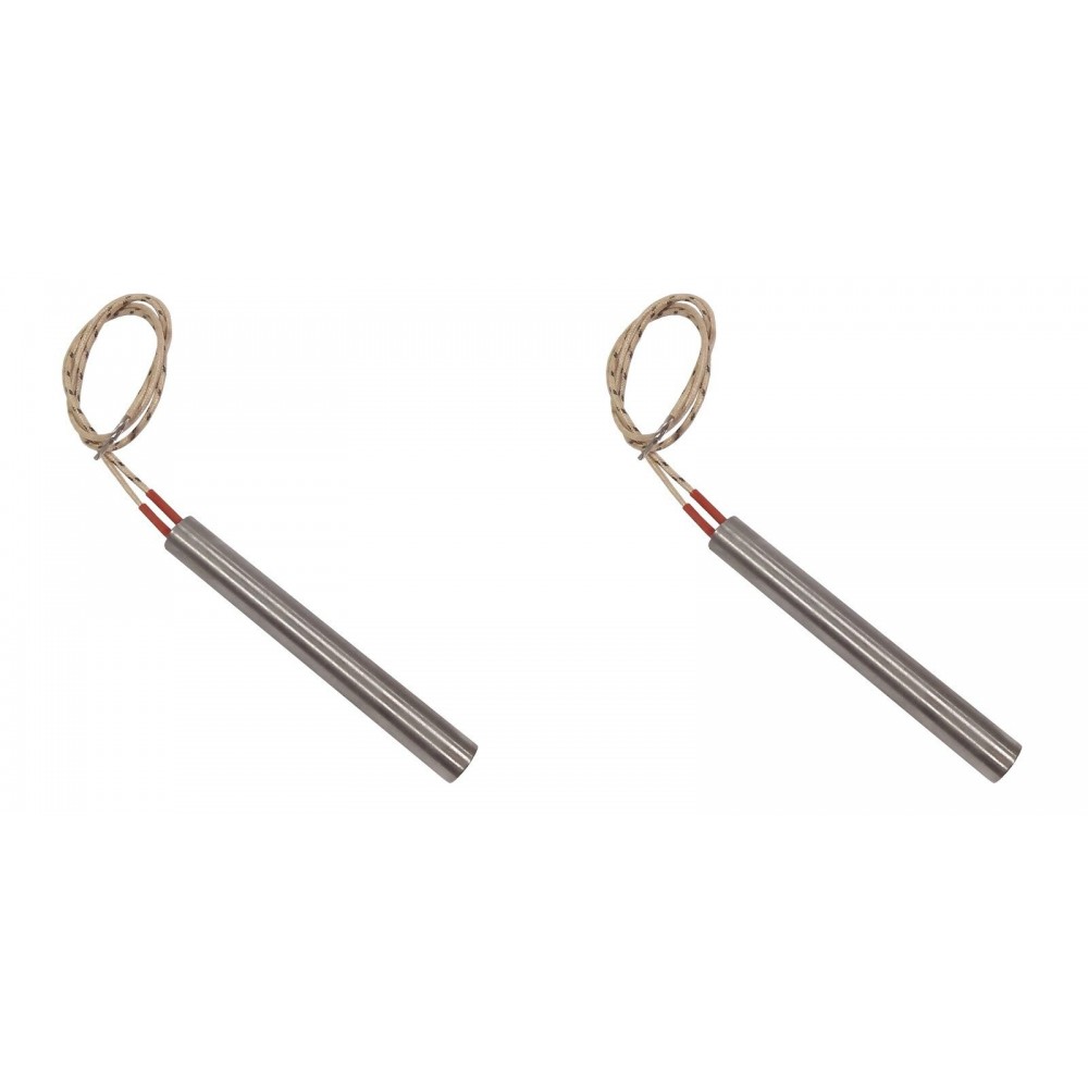 Aizdedze granulu krāsnīm Arce, Cadel, Eurofiamma, Eurosteack un citām, kopējais garums 101mm, 300W - x2 | Aizdedzes granulu krāsnīm | Granulu krāsns rezerves daļas |