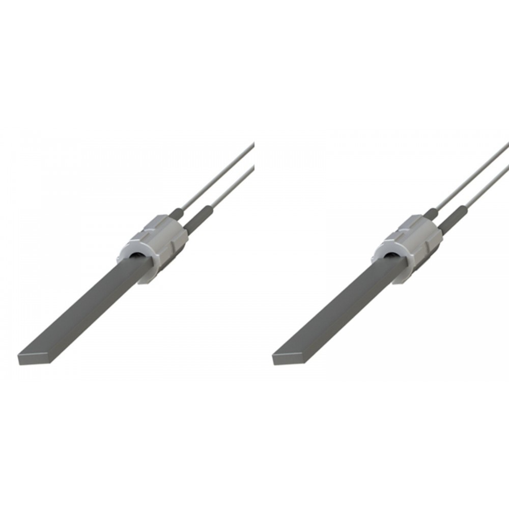 Aizdedze ar melnu kvarca kristālu granulu krāsnīm Eco Spar, BURNiT, Palazzetti, Ravelli, MCZ un citi, kopējais garums 122mm, 300W - x2 | Aizdedzes granulu krāsnīm | Granulu krāsns rezerves daļas |