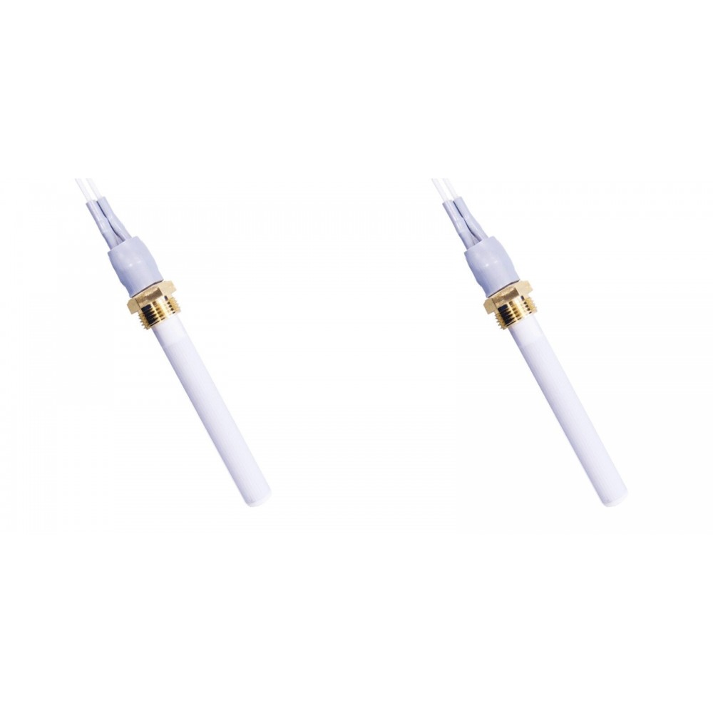Keramikas aizdedze granulu krāsnīm Eco Spar, BURNiT, Warmflow, Adler, AMG, Ecoteck un citi, kopējais garums 88mm, 250W - x2 | Aizdedzes granulu krāsnīm | Granulu krāsns rezerves daļas |