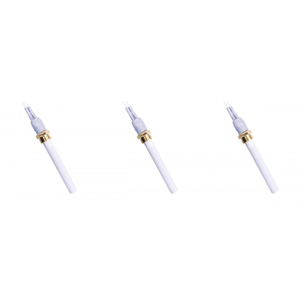 Keramikas aizdedze granulu krāsnīm Eco Spar, BURNiT, Warmflow, Adler, AMG, Ecoteck un citi, kopējais garums 88mm, 250W - x3 | Aizdedzes granulu krāsnīm | Granulu krāsns rezerves daļas |