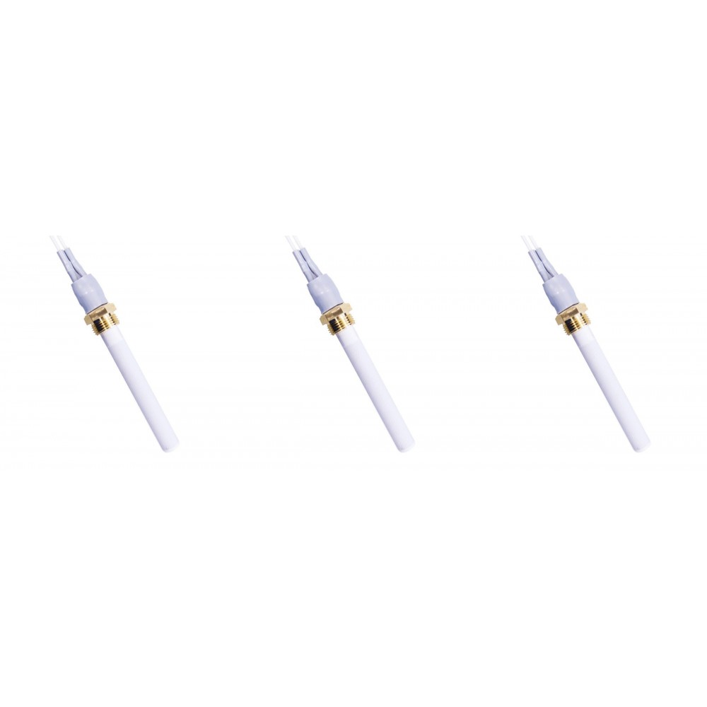 Keramikas aizdedze granulu krāsnīm Eco Spar, BURNiT, Warmflow, Adler, AMG, Ecoteck un citi, kopējais garums 88mm, 250W - x3 | Aizdedzes granulu krāsnīm | Granulu krāsns rezerves daļas |