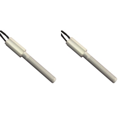 Keramikas aizdedze granulu krāsnīm Eco Spar, BURNiT, Ashley, Adler, AMG, Piazzetta un citi, kopējais garums 102mm, 250W - x2 - Granulu krāsns rezerves daļas