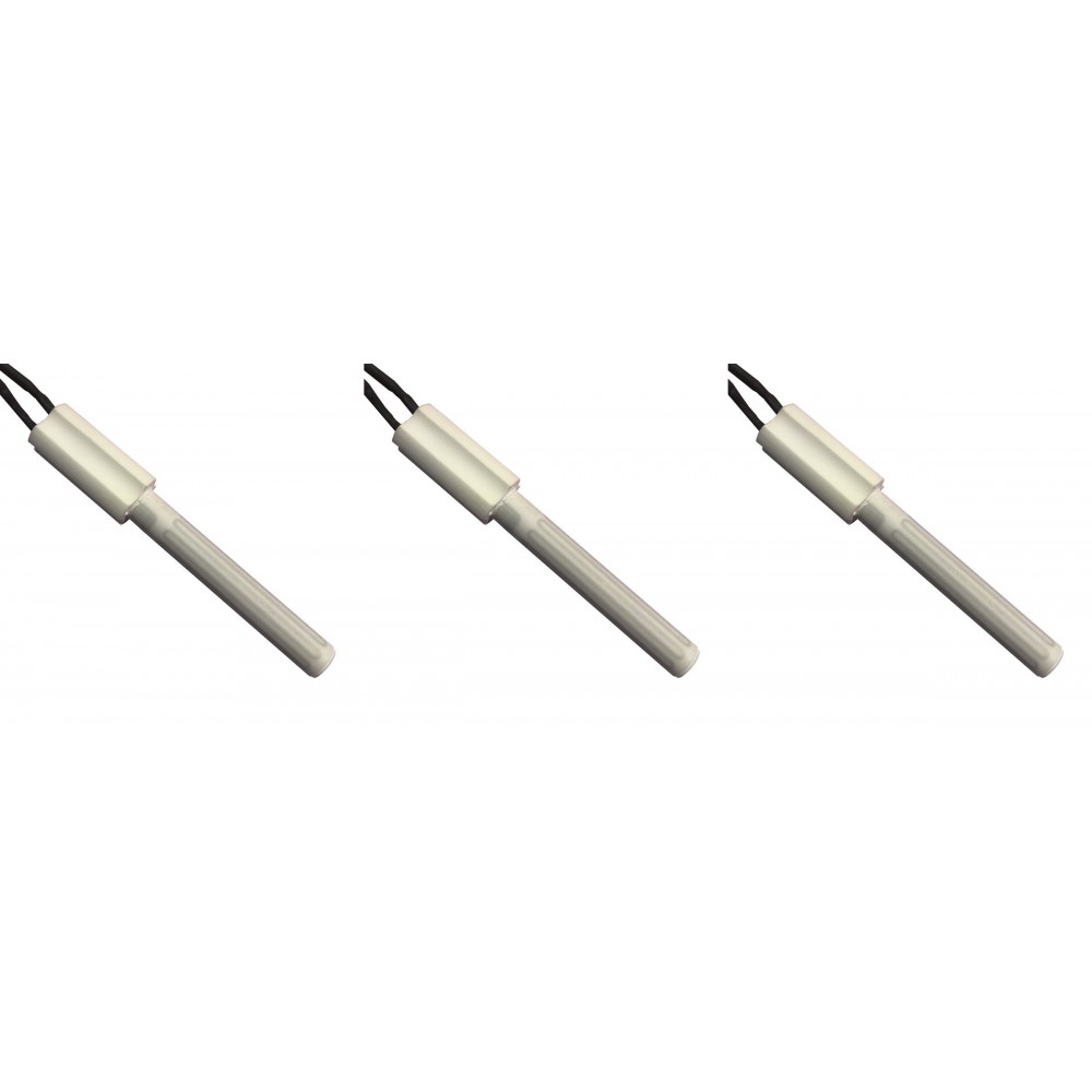 Keramikas aizdedze granulu krāsnīm Eco Spar, BURNiT, Ashley, Adler, AMG, Piazzetta un citi, kopējais garums 102mm, 250W - x3