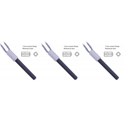 Keramikas aizdedze granulu krāsnīm BURNiT, Palazzetti un citām, kopējais garums 113mm, 260W - x3 - Granulu krāsns rezerves daļas